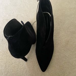 Brand new black booties